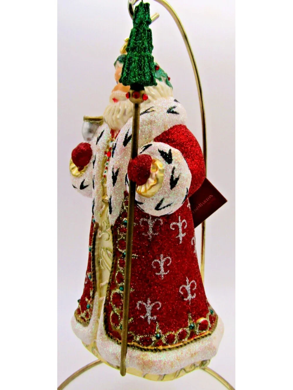 Reed & Barton Pere Noel Signature Santa Ornament Original Box and Tag C4114G